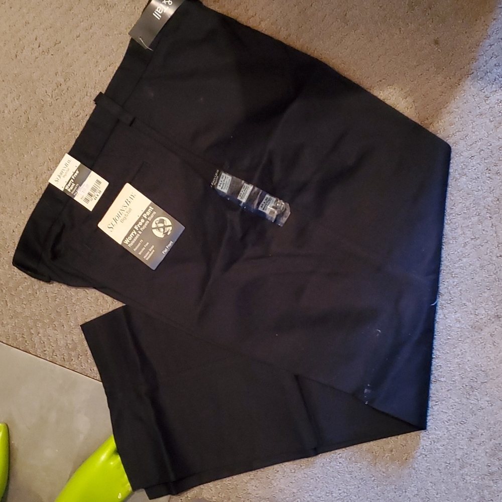 NEW $55 St John's Bay Flat Front Big & Tall dress pants 44x30 NEW W/TAGS